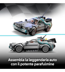 Lego Speed Champions - Macchina del tempo di Ritorno al futuro - Lego 77256 con Doc Brown e Marty McFly Anni 9+ 357pz