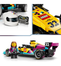 Lego Speed Champions - Auto da corsa LEGO® F1 ACADEMY™ - Lego 77258 con Minifigure di Pilota Donna di Formula 1 Anni 10+ 201pz