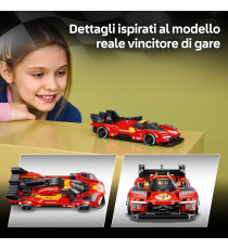 Lego Speed Champions - Ferrari 499P - Lego 77261 Modello STEM con Minifigure 9+ 329pz