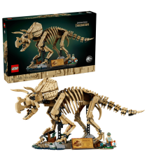 Lego Jurassic World - Fossili di dinosauro: Triceratopo - Lego 77985 Triceratopo con mattoncino stampato Anni 18+ 1154pz
