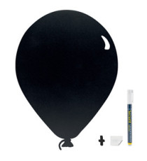 Lavagna da parete Silhouette - 39,6 x 29 cm - forma palloncino - nero - Securit