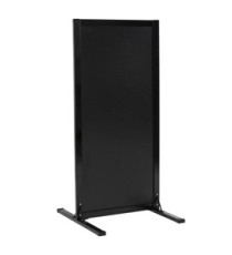 Lavagna da terra Stand Woody - 117 x 56 x 60 cm - nero - Securit