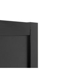 Lavagna da terra Stand Woody - 117 x 56 x 60 cm - nero - Securit