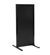 Lavagna da terra Stand Woody - 117 x 56 x 60 cm - nero - Securit