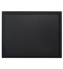 Lavagna Woody - cornice nera - 40 x 60 cm - Securit
