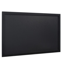 Lavagna Woody - cornice nera - 40 x 60 cm - Securit