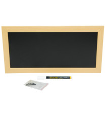 Lavagna Woody - teak - 20 x 40 cm - Securit