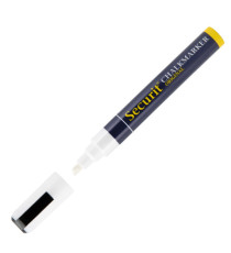 Marcatore a gesso liquido  - punta media da 2,00-6,00mm - bianco - Securit - conf. 2 pezzi