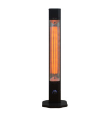 Stufa a torre Hot Tagon - con timer - 2000 W - 31 x 24,5 x 114 cm - nero - CFG