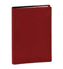 Agenda settimanale Presidente Eco Eunoia - 21 x 27 cm - bordeaux - multilinque - Quo Vadis