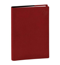 Agenda settimanale Presidente Eco Eunoia - 21 x 27 cm - bordeaux - Quo Vadis