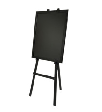 Cavalletto in legno nero - altezza 165 cm - Securit