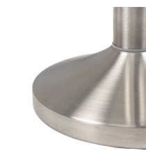 Colonnina segnapercorso cromata - altezza 100 cm - nastro retrattile nero da 210 cm - Securit