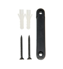 Colonnina segnapercorso cromata - altezza 100 cm - nastro retrattile nero da 210 cm - Securit