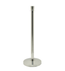Colonnina segnapercorso cromata Budget - altezza 100 cm - Securit