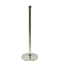 Colonnina segnapercorso cromata Budget - altezza 100 cm - Securit