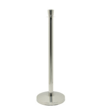 Colonnina segnapercorso cromata Budget - altezza 100 cm - Securit