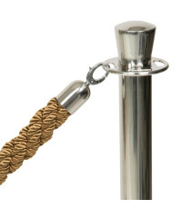 Cordone intrecciato per colonnina segnapercorso - color bronzo - lunghezza 150 cm - Securit