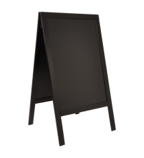 Lavagna Sandwich - cavalletto nero - 69 x 125 cm - Securit
