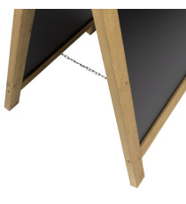 Lavagna Sandwich Nature - 131 x 72,7 x 72 cm - legno naturale - Securit