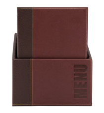 Menu Box Trendy - 20 portamenù - bordeaux - Securit