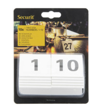 Numeri per tavoli - set da 1 a 10 - Securit