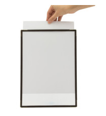 Portamenù Crystal BR1 singolo - per 2 fogli A4 - Securit - set 3 pezzi
