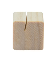 Supporti wood per targhette - 6 targhette incluse - Securit - set 12 pezzi