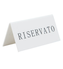 Targhetta RISERVATO per tavoli - Securit - set 5 pezzi