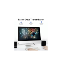 Cavo di rete Ethernet Lan Vention 2mt CAT.6 nero alta velocità, supporta fino a 1 Gbps, Connettori: RJ45, alta qualità