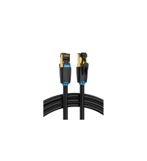 Cavo di rete Ethernet Lan Vention 10mt SFTP CAT.8 nero alta velocità, supporta fino a 40 Gbps, Connettori: RJ45, alta qualità