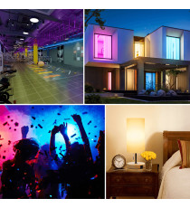 Lampada led Smart Bluetooth Mesh Mirage G120 E27 4,9W RGB+CCT – 500 lumen – Dimmerabile e Multicolore, IP20