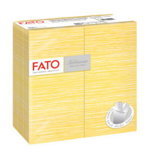 Busta portaposate - linea Millerighe - 40 x 40 cm - mimosa - Fato - conf. 40 pezzi
