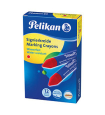 Pastello industriale 762 - rosso - Pelikan - conf. 12 pezzi