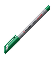 Pennarello OHPen universal cancellabile 851  - punta fine 0,7 mm - verde - Stabilo