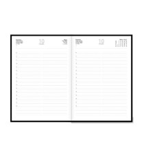 Agenda giornaliera 2027 - copertina imbottita - A4 - verde - InTempo