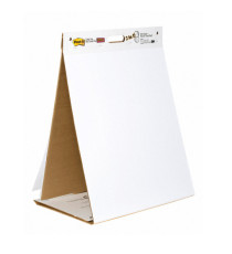Blocco/Lavagna da tavolo Super Sticky autoportante - 563DE - 58,4 x 50,8 cm - bianco  - 20 fogli - Post-it
