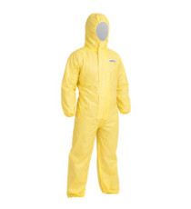 Tuta protezione chimica Cover 3456 - taglia XXL - PE/PLP - giallo - Reflexx