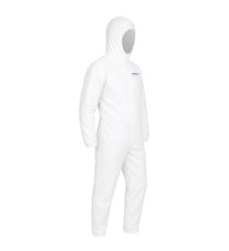 Tuta protezione chimica Cover 56 - taglia XL - PE/PLP - bianco - Reflexx