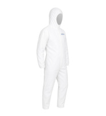 Tuta protezione chimica Cover 56 - taglia XXL - PE/PLP - bianco - Dupont