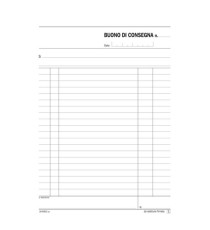Blocco buoni di consegna - 33/33/33 copie autoric. - 21,5x14,8cm - DU164583300 - Data Ufficio