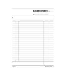 Blocco buoni di consegna - 33/33/33 copie autoric. - 21,5x14,8cm - DU164583300 - Data Ufficio