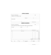 Blocco buste nota spese - staccabili - 23 x 16 cm - Data Ufficio - conf. 25 buste