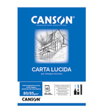 Blocco carta lucida - 23 x 33 cm - 10 fogli - 80gr - uso manuale - Canson