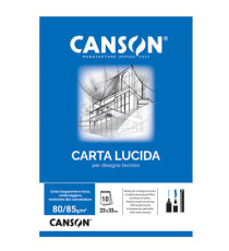 Blocco carta lucida - 23 x 33 cm - 10 fogli - 80gr - uso manuale - Canson