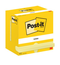 Blocco foglietti - 655 - 76 x 127 mm - giallo Canary - 100 fogli - Post-it