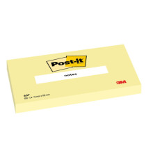 Blocco foglietti - 657 - 76 x 102 mm - giallo Canary - 100 fogli - Post-it