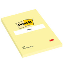 Blocco foglietti - 659 - 102 x 152 mm - giallo Canary - 100 fogli - Post-it
