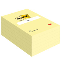 Blocco foglietti - 659 - 102 x 152 mm - giallo Canary - 100 fogli - Post-it