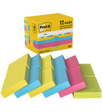 Blocco foglietti Colori Energy - 653-TFEN - 38 x 51 mm - 72 gr - colori assortiti - 100 fogli - Post-it